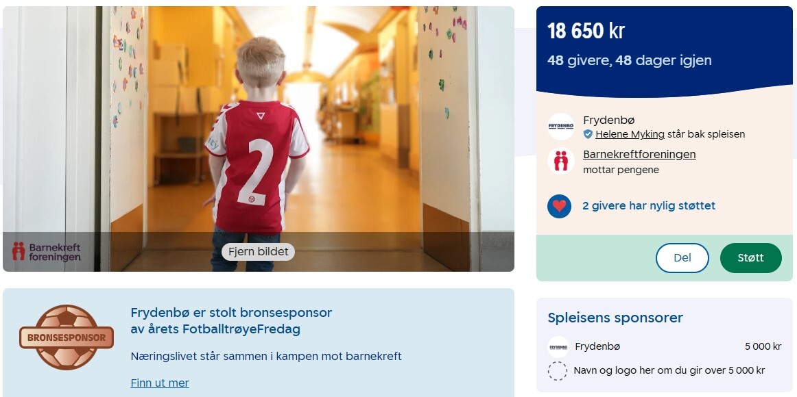Spleis 2025 fotballtrøyefredag