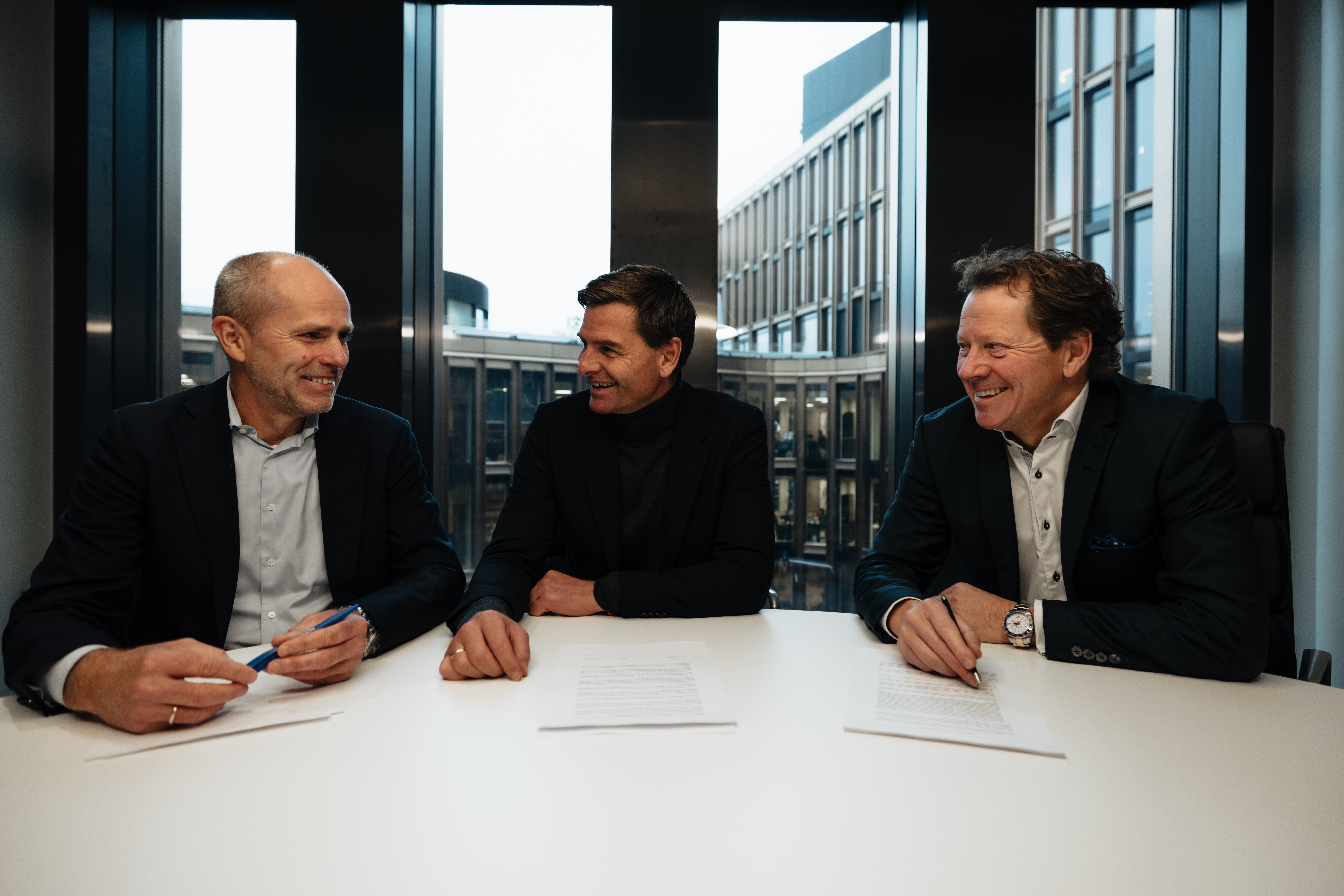 Glen Ole Rødland, Arve Fresvik and Knut Herman Gjøvaag are collaborating on a new electric boat company.