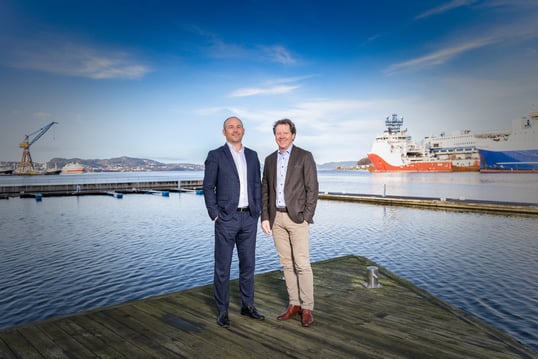 Eier og styreleder i Frydenbø Group Knut Herman Gjøvaag, sammen med CEO Åsmund Bjørndal Heen.