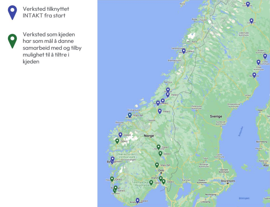 Intakt geografisk tilstedeværelse