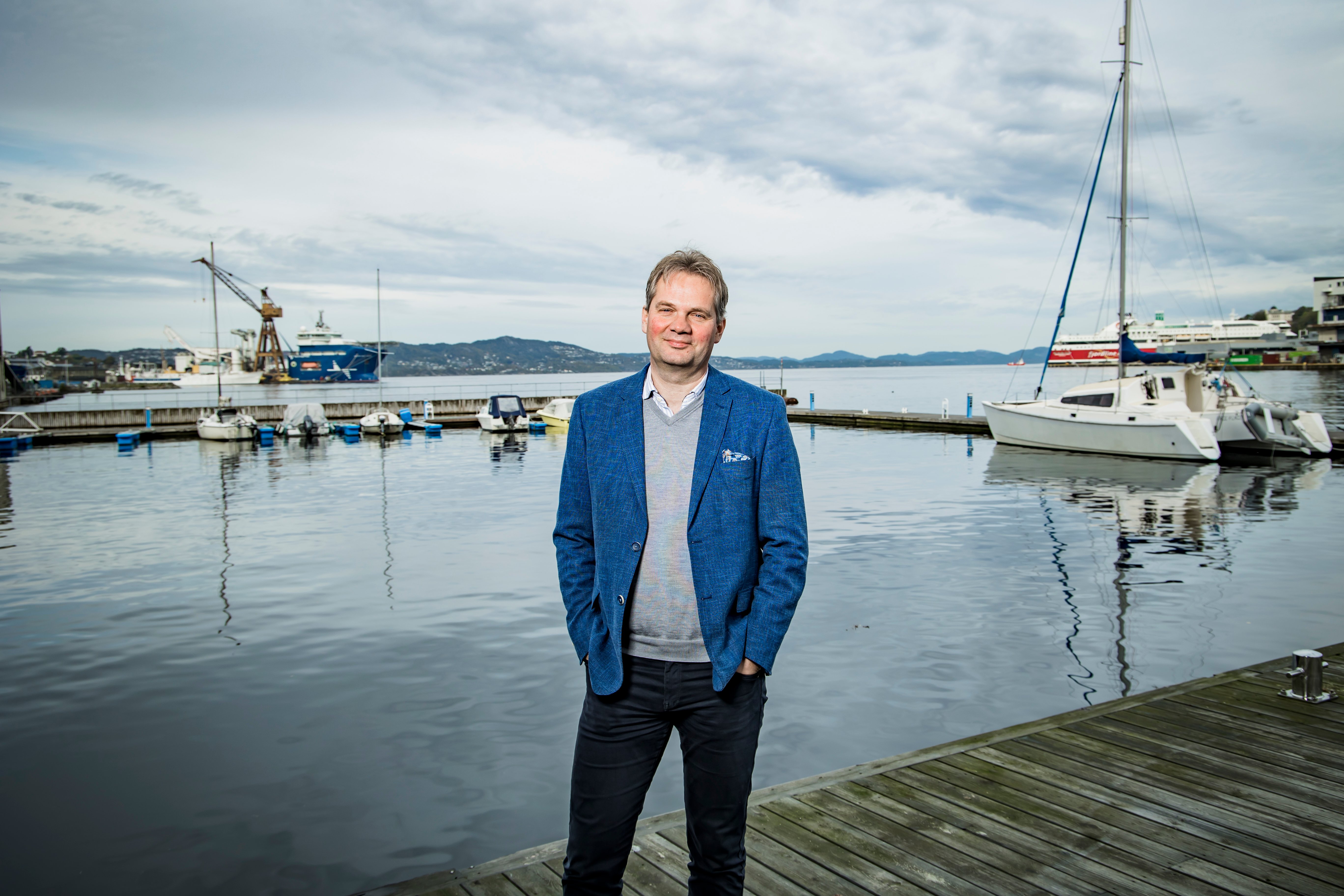 Konserndirektør i Frydenbø Industri Per Jarle Røyrvik ser frem til å skape bærekraftige arbeidsplasser ved anlegget i Havøysund. 