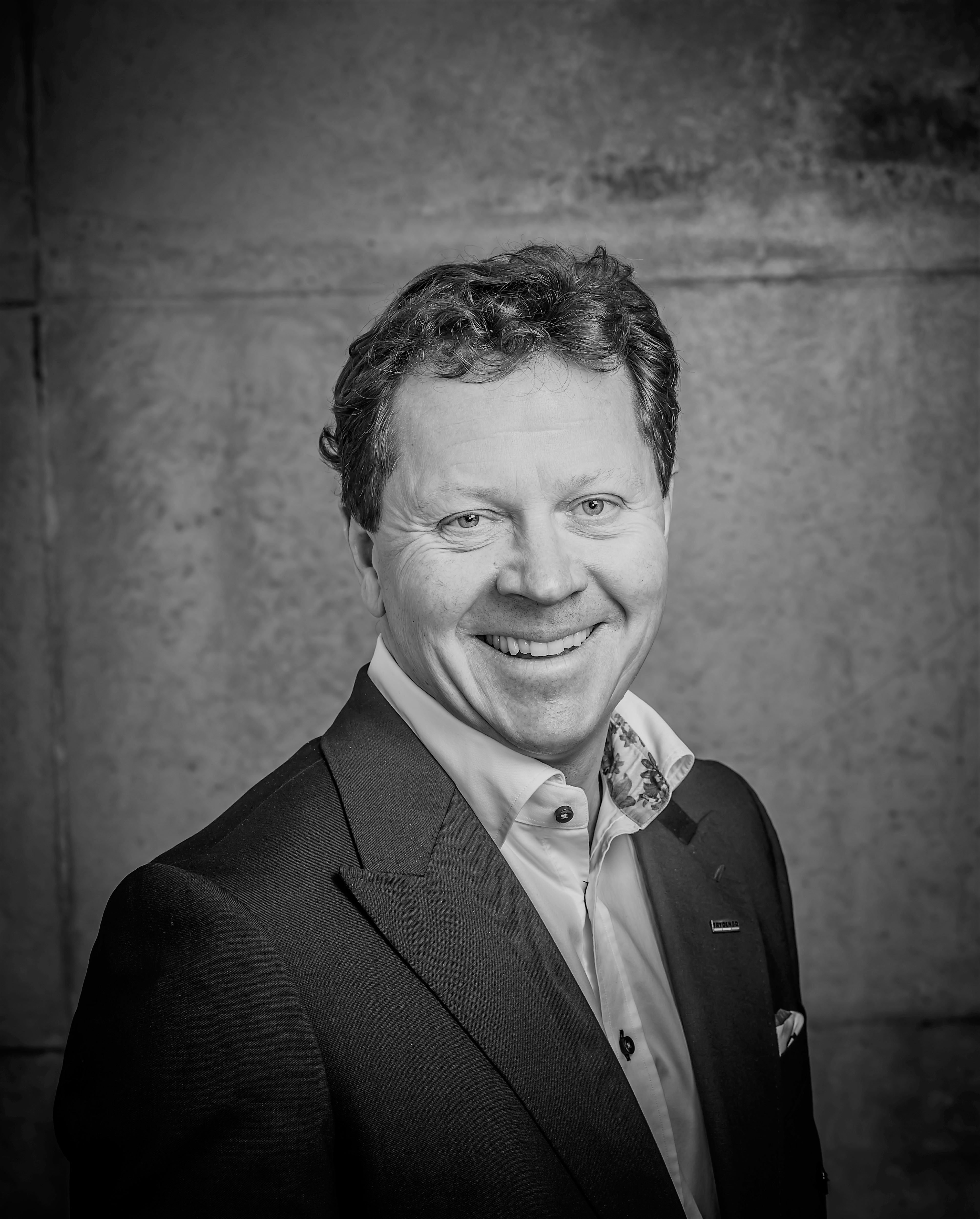 Knut Herman Gjøvaag svart hvitt