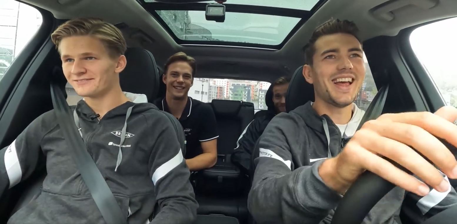 Carpool with Branns Pallesen Knudsen, Møller Wolfe, Finne and Horn Myhre